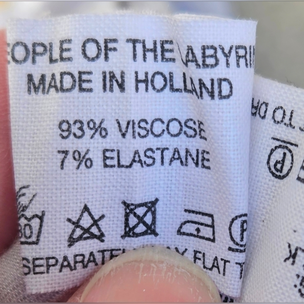 RARE LIKE NEW THE PEOPLE OF THE LABYRINTHS GRAPHIC TANK VISCOSE VINTAGE Med/Lg - Picture 8 of 10
